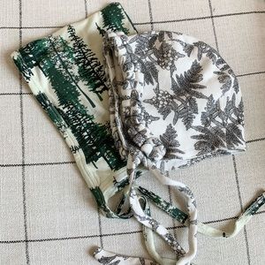 Two Kate Quinn 3-6m Bonnets